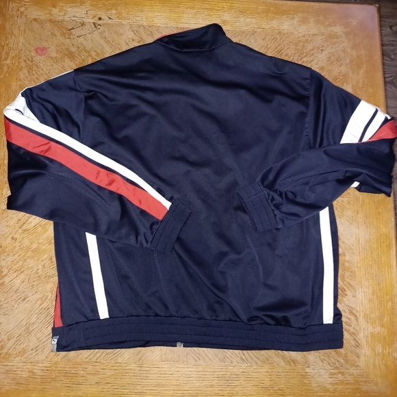 Puma Full Zip Track Jacket Mens Size 3XL Navy Blue Side Pocket Label Stripe. See - Picture 2 of 6